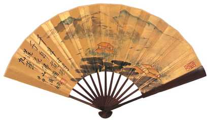 林曦明 千年古寺 成扇